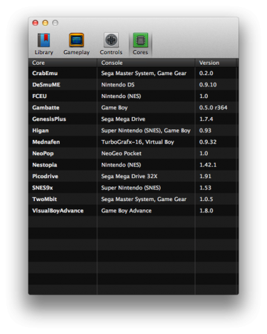 Openemu 1.0 (Screenshot: Golem.de)